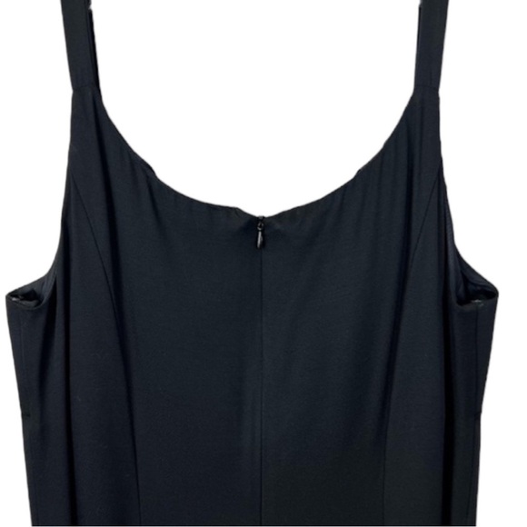 Vintage Scott McClintock Black Beaded Embroidered Long Maxi Dress Size 16 - Picture 5 of 9